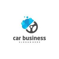 car wash logo vector sjabloon, creatieve auto logo ontwerpconcepten
