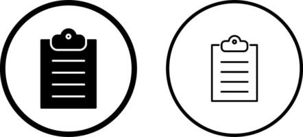 Klembord vector pictogram