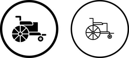 rolstoel vector pictogram