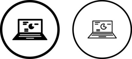 online statistieken vector icoon