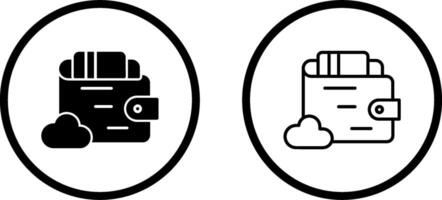 portemonnee vector pictogram