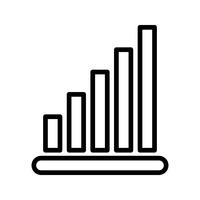 Vector statistieken pictogram