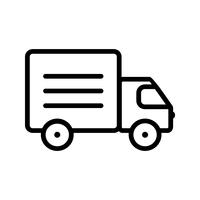 Vector vrachtwagen pictogram