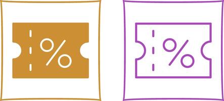 coupon vector pictogram