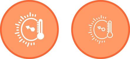 temperatuur indicator vector icoon