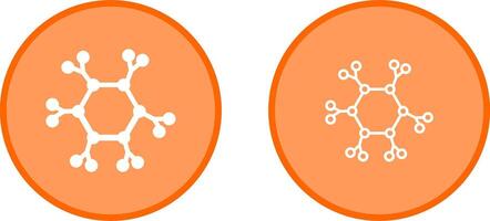 molecuul vector pictogram