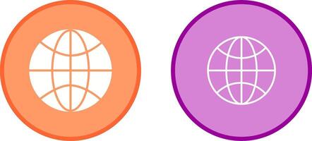 wereldbol vector pictogram