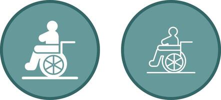 rolstoel vector pictogram