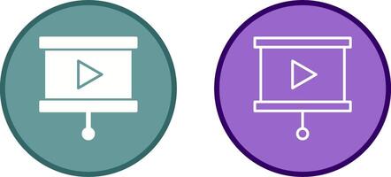 diavoorstelling vector pictogram