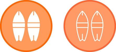 surfplank vector pictogram