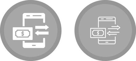 geld overmaken vector icon