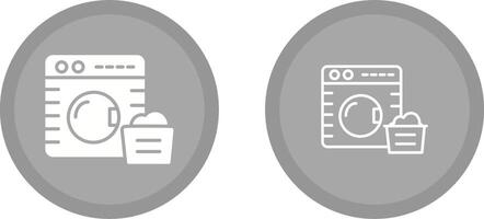 wasmachine vector pictogram