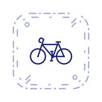 Vector fiets pictogram