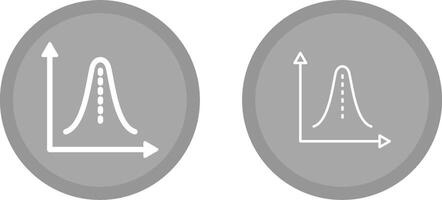 histogram vector icoon