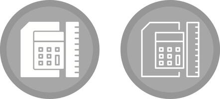 liniaal vector pictogram