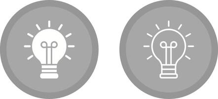 gloeilamp vector pictogram