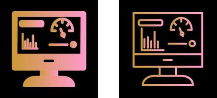 dashboard vector pictogram