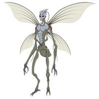 buitenaards wezen humanoid insect vector