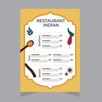 vector vlak iftar verticaal menu sjabloon Ramadan menu sjabloon in blauw Islamitisch achtergrond ontwerp. ook mooi zo sjabloon voor restaurant menu ontwerp.