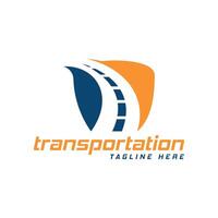 vervoer logo ontwerp creatief modern concept vector sjabloon