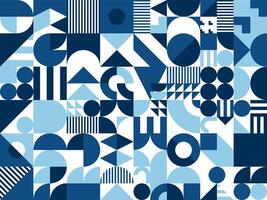 abstract modern blauw marinier meetkundig patroon vector