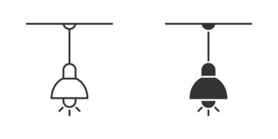 plafond lamp icoon. vector illustratie.