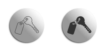 sleutel icoon set. huis sleutels. vlak vector illustratie.