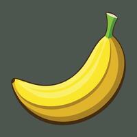 banaan kleurrijk tekenfilm vector illustratie