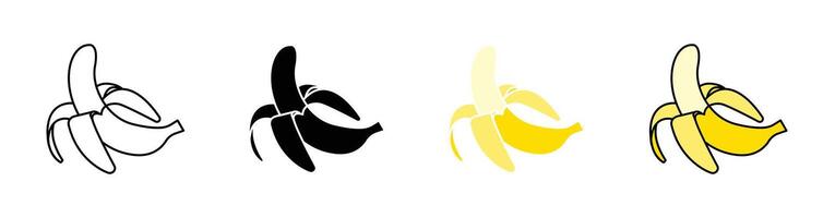 geschild banaan icoon vector