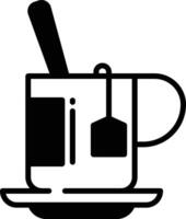 koffie glyph en lijn vector illustratie