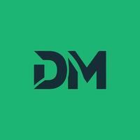 dm brief logo sjabloon illustratie ontwerp vector