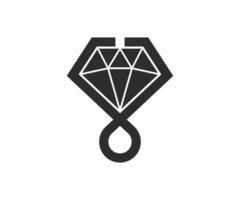 brief y diamant logo vector