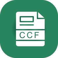 ccf creatief icoon ontwerp vector