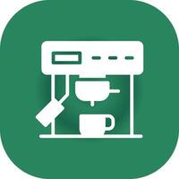 koffie machine creatief icoon ontwerp vector