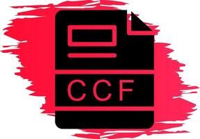 ccf creatief icoon ontwerp vector