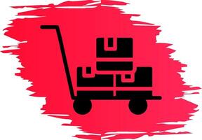 trolley creatief icoon ontwerp vector