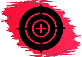 crosshair creatief icoon ontwerp vector