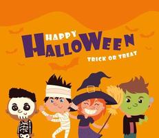 Halloween trick or treat vector