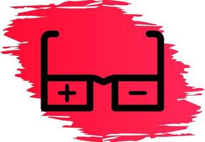 bril voorschrift creatief icoon ontwerp vector