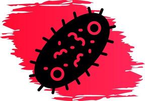 bacterie creatief icoon ontwerp vector