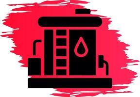 olie tank creatief icoon ontwerp vector