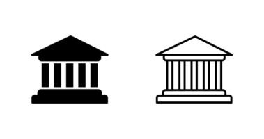 Parthenon vector icoon