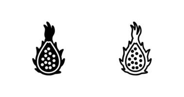 draak fruit vector icoon