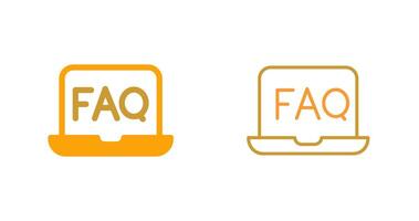 FAQ vector icoon