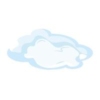natuur wolk icoon vector