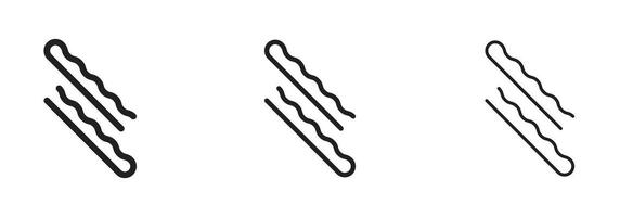 Bobby pin icoon vector