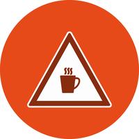 Vector cafetaria verkeersbord pictogram