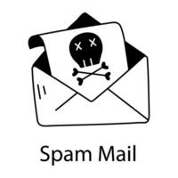 modieus spam mail vector