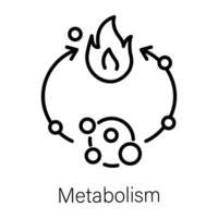 modieus metabolisme concepten vector