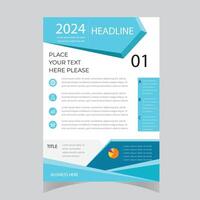 folder ontwerp, brochure Hoes presentatie, boek Hoes sjabloon. vector